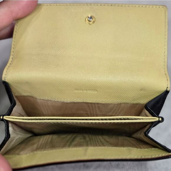 🐢 Vintage Kate Spade ♠️ wallet. Black and Tan - Picture 4 of 7